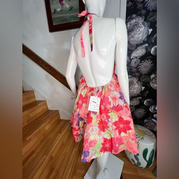 Free People Passion Flower Mini Dress/ size S - Picture 8 of 11